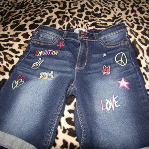 016  Jordache Biker Shorts Denim